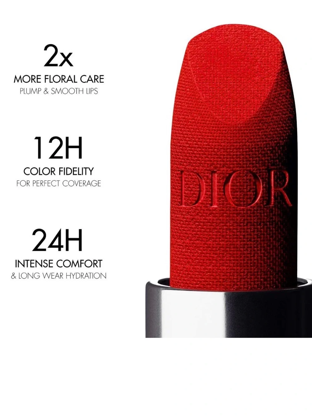 Dior Rouge Dior Lipstick Longwear Velvet Matte in Shade 100 Nude Look